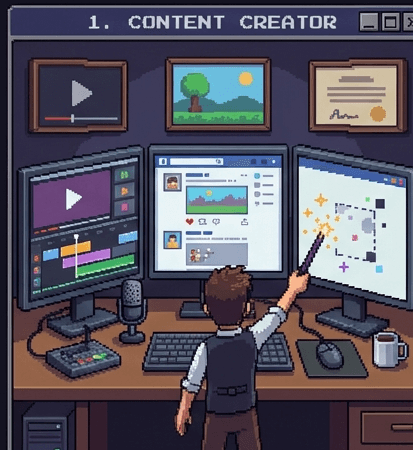 Creator workflow scene